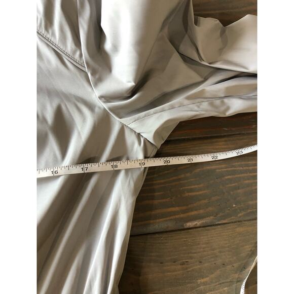 Cole Haan light taupe long women's trench coat size medium - Picture 6 of 9